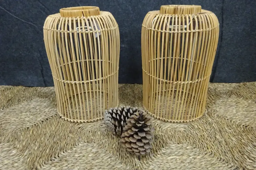 décoration en rotin