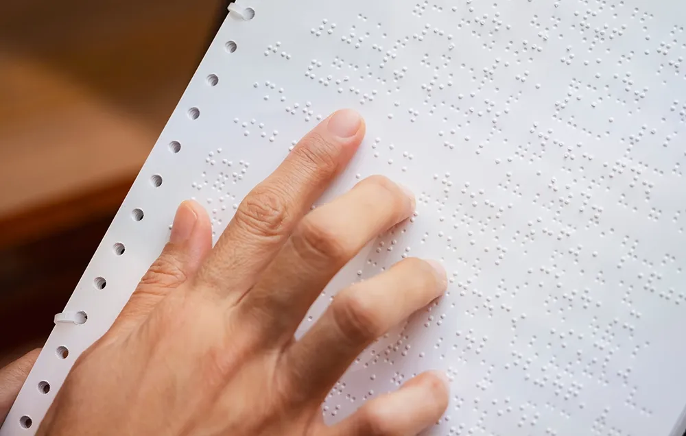 lecture en braille